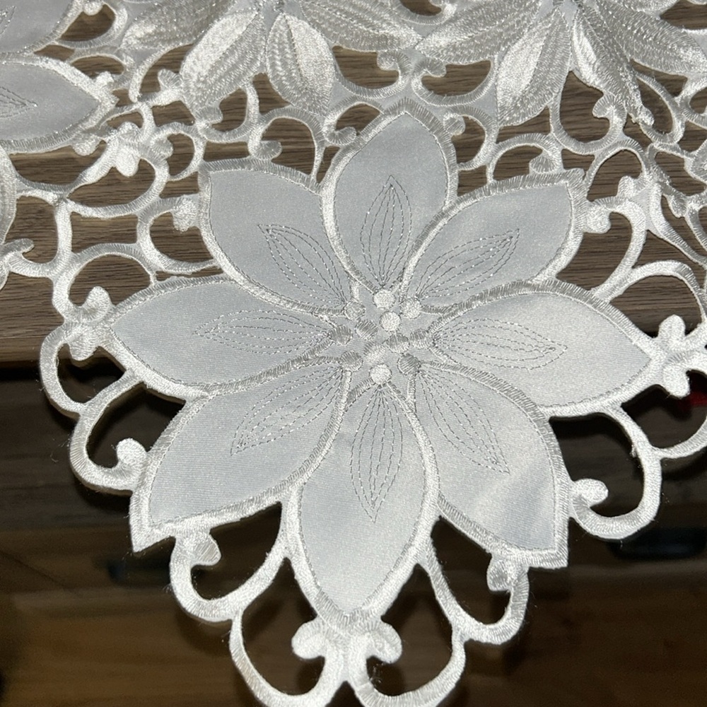 Embroidered Table Cover - Picture 2 of 4